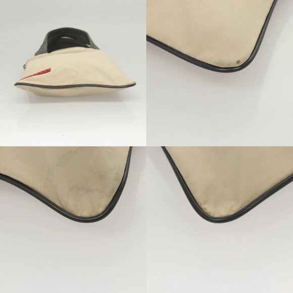 PRADA Sports Hand Bag Nylon Beige Auth ar13594 - Picture 16 of 16